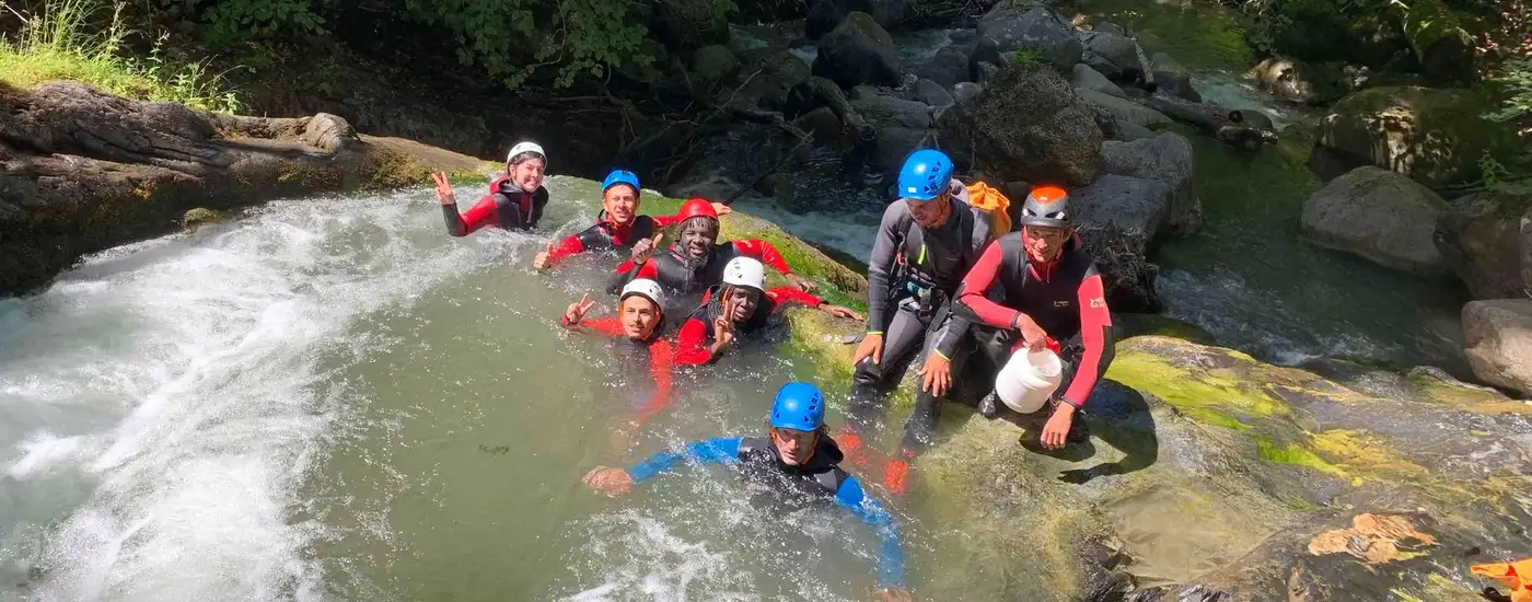 Canyoning at Le Roberand